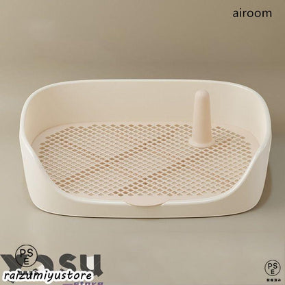 犬 トイレトレー 犬 トイレ ワイド 保護掃除が簡単 ペットトイレ トレーニングトイレ 高級な質感 メッシュトレ メッシュトレー 犬トイレトレー 柱付き 訓練しやすい 飛び散