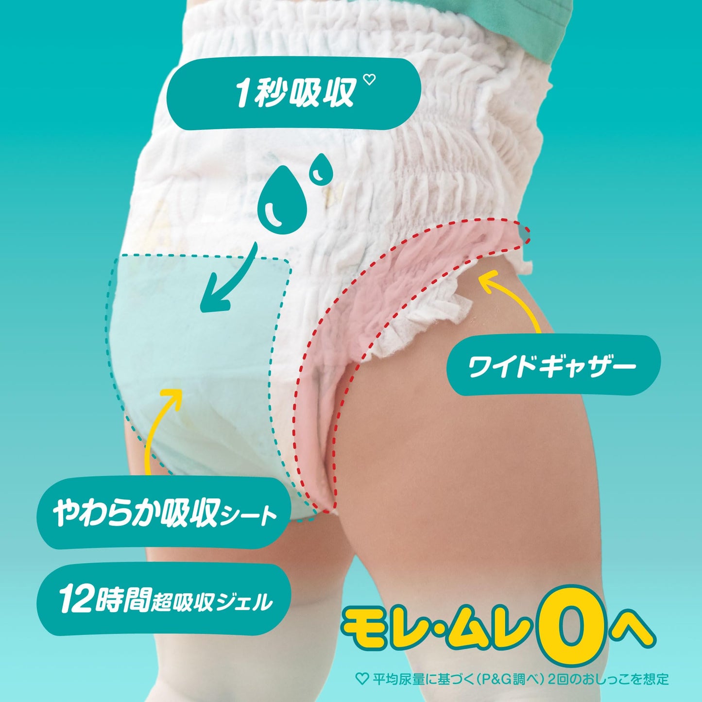 【パンツ ビッグより大きいサイズ】 パンパース さらさらケアパンツ オムツ XXL (15~28 kg) 120枚 [ケース品]