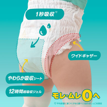 【パンツ ビッグより大きいサイズ】 パンパース さらさらケアパンツ オムツ XXL (15~28 kg) 120枚 [ケース品]