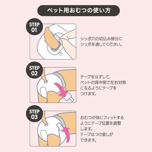 アイリスオーヤマ ピタフィット ペット用おむつ S 57枚入 女の子用 犬 おむつ オムツ NPD-S57