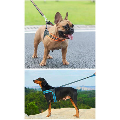 新商品プロモーション，数量限定 犬 ハーネス リード 付 ペット 胴輪 ふっくら生地 服 反射 キャット ドッグ メッシュ ドッグウェア 小型犬 大型犬 中型犬犬 ハーネス