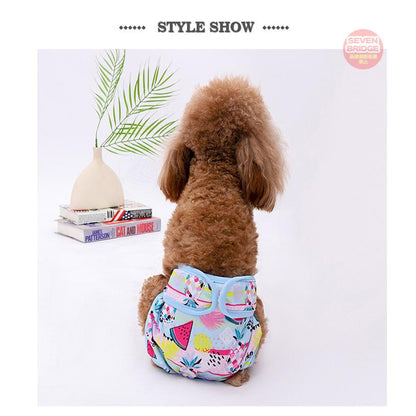 オムツカバー 介護 犬 マーキング防止 マナーパンツ トイレ サニタリーパンツ フルーツ カラフル マナーバンド 吸収 しつけ ドッグウェア