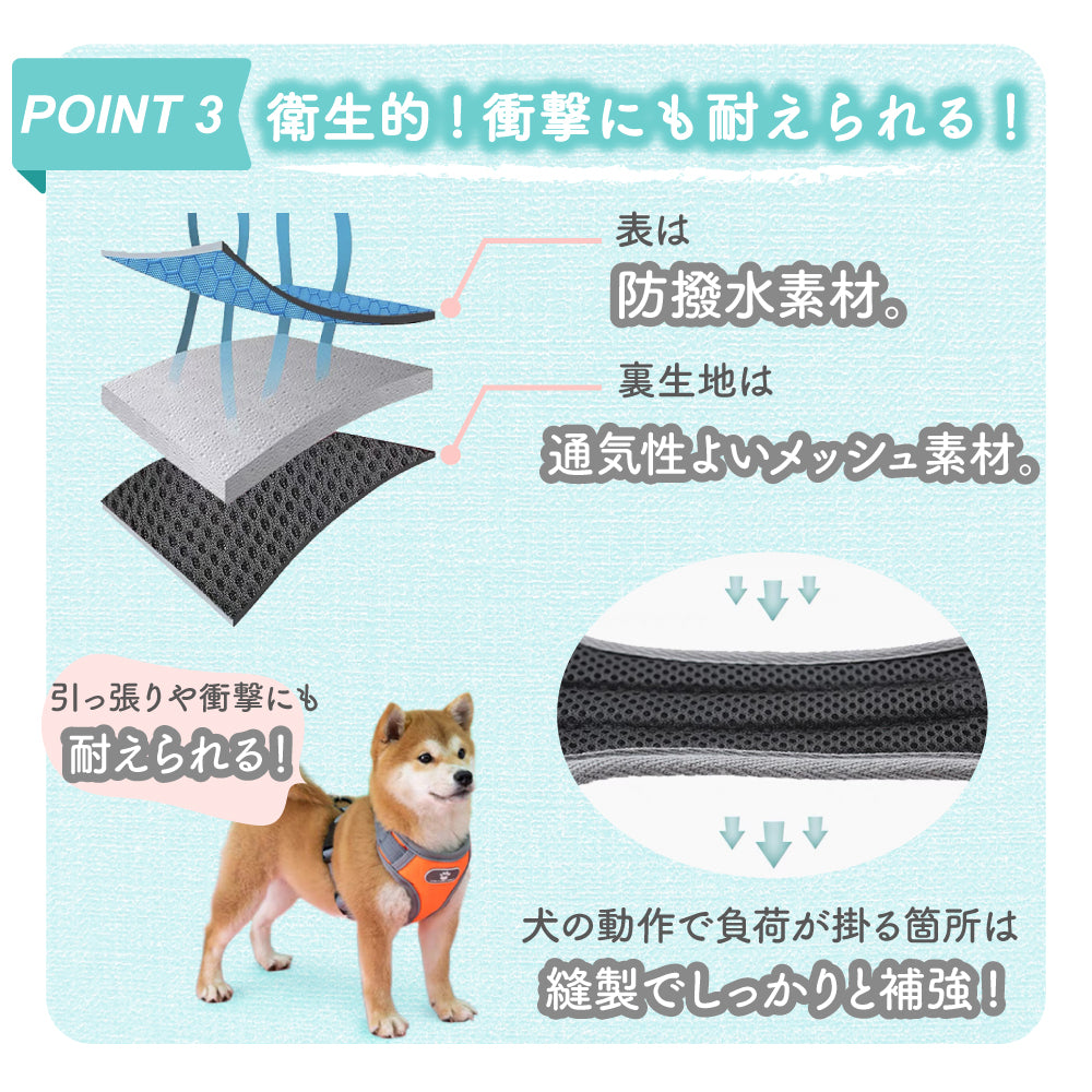 柴犬 ステップハーネス ネコポス ロック 抜けない ハンドル付き 犬 送料無料 中型犬 小型犬 犬用 ハーネス ウェアハーネス 抜けにくい 介護用 首輪 負担の少ない