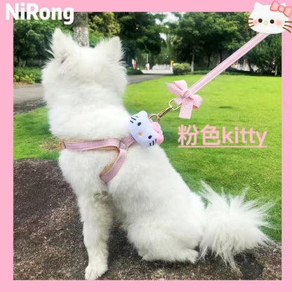 メガ割犬牽引紐かわいい高颜値散歩犬紐小型犬猫牽引紐コーキ博美胸ストラップ首輪892