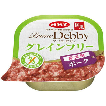 【人気商品】プリモデビィ グレインフリー 成犬用 ポーク 95g×24 デビフペット