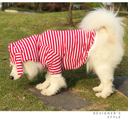 【輸送費無料】大型犬服夏サモイドゴールデンレトリバーラブラドール多角形羊飼い中型大型犬春と夏の薄いベスト