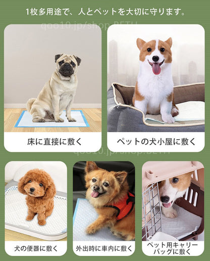ペットシーツ 厚型 超吸収 抗菌 消臭 トイレシート 犬用品 使い捨て スーパーワイド 吸水シート 防水シーツ トイレシーツ ペット用 ペットシート 犬 猫