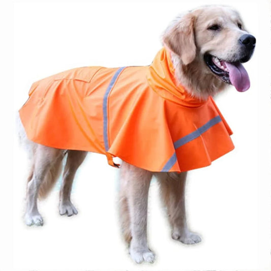 ペット レインコート 犬用 雨具 防水 ポンチョ 小型犬 ペットウェア かわいい 雨天対策 ポケット反射テープ付き 中型犬 大型犬 梅雨 散歩 雨具