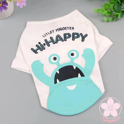 人気沸騰 ペット 服 安い 犬 春 夏 秋 キャラクター Tシャツ かわいい可愛いハイブランド 猫 ドッグウェア