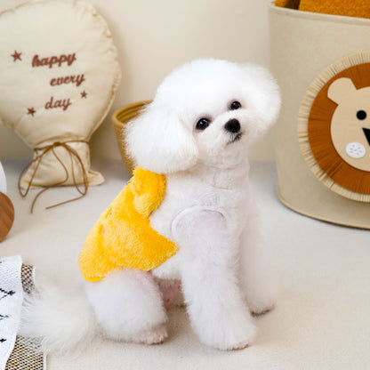 人気ペット用品 犬服 猫 小型犬 秋冬新作 ポーラーフリース クマ フリースコート