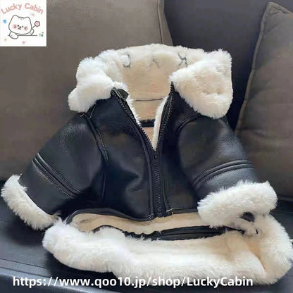 秋冬の犬服 テディボーミペットのコキシナレビーベア秋 暖かい可愛らしい 暖かい野球服 冬アウター中小型犬猫の綿の服です