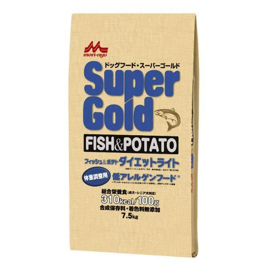森乳サンワールド Supergold フィッシュ&ポテト ダイエットライト 7.5kg