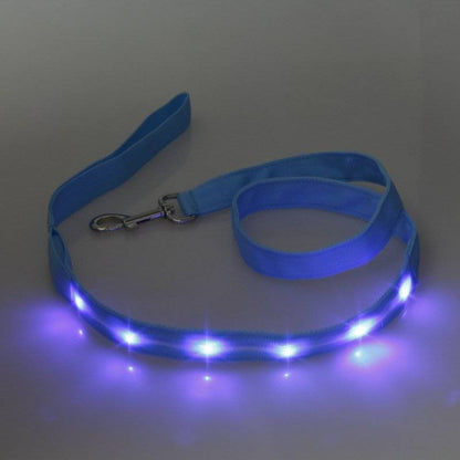 今月最大のプロモーション 迅速な配送 リード 光る LEDライト 犬 猫 ドッグ キャット 小型犬 中型犬 大型犬 ペット用品 ペットグッズ 電池式 ボタン電池 牽引紐 平紐 リーシュ 夜リード 光