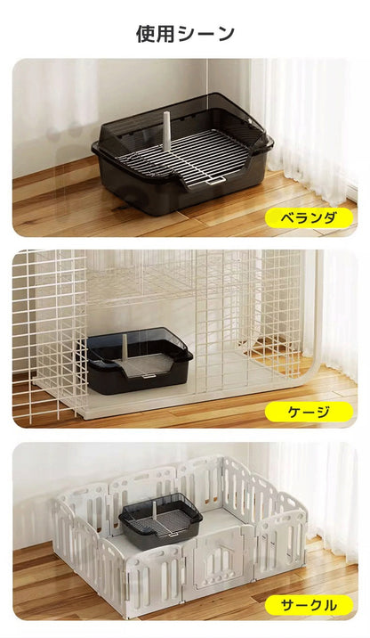 犬 トイレ トレー トレーニング 足裏 汚れ防止 すのこ付き いたずら防止 犬用 小型犬 中型犬 トレー容器 メッシュ トイレ用品 ペット トイレ 組み立て簡単 お手入れ便利 フチ漏れ防止 おしゃれ