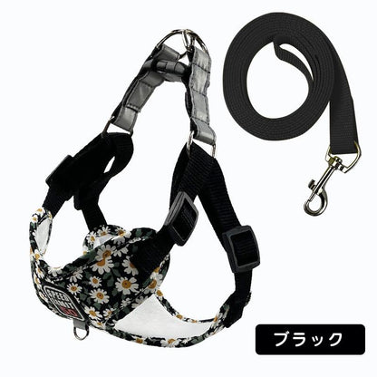 新商品プロモーション，数量限定 ソフトハーネス 犬用ハーネス リード セット 犬 ハーネス リード付き ペット用 胴輪 小型犬 中型犬 大型犬 反射 迷子防止 脱走防止 簡単装着 メッシュ 通気性ソ