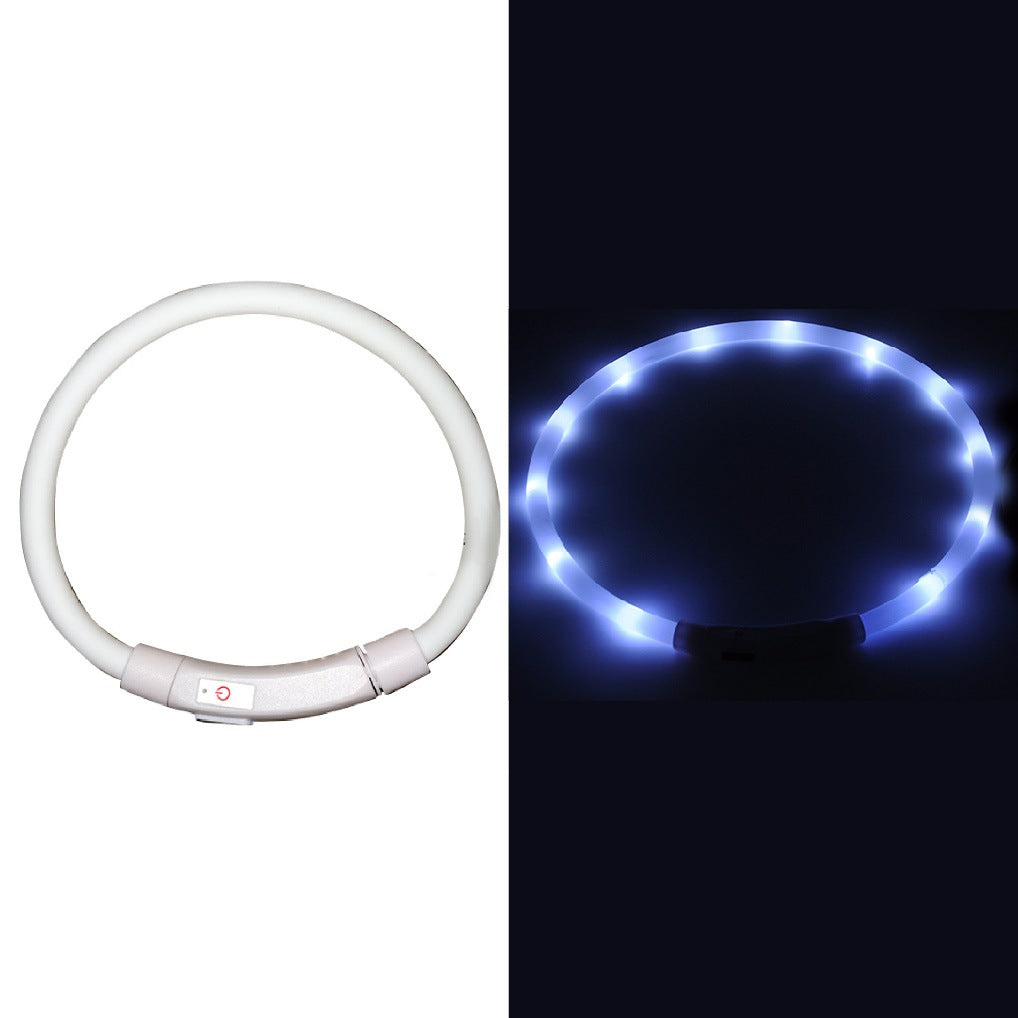 中型 猫 首輪 小型 ペット 大型 LED 充電式 光る 犬 ライト カラー