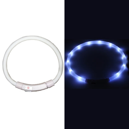 中型 猫 首輪 小型 ペット 大型 LED 充電式 光る 犬 ライト カラー