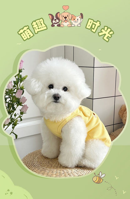 おしゃれ犬服 夏SNS映え ワッフルベスト 犬 服 犬 服 犬服 犬の服 ペット用品 ハーネス 小型犬