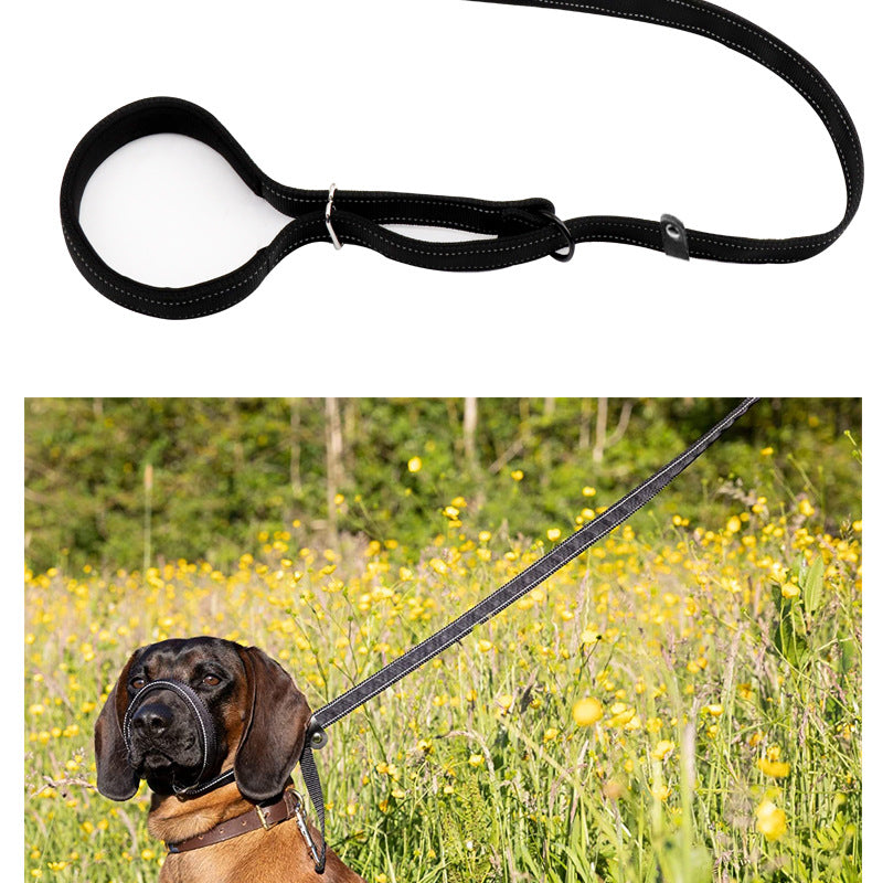 送 料 無 料！愛犬用リード大型犬用リード犬口輪一体型ドッグチェーン