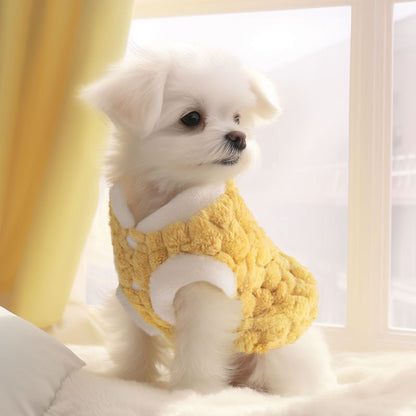 子犬ペット服春秋冬暖かいぬいぐるみウエストコートビションフリーゼ小型犬かわいいベストテディ肥厚犬 服 犬 犬の服 犬 洋服 犬の服夏 犬洋服
