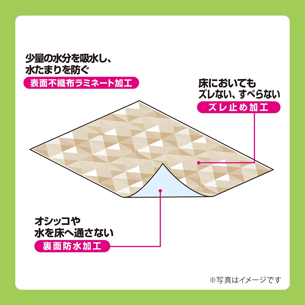 <a href="https://www.qoo10.jp/gmkt.inc/Search/brand.aspx?brandno=124384" target="_blank" class="title_brand" id="btn_brand" title="デオクリーン">デオクリーン</a>【防水】デオクリーン 床を汚さない防水シート 10枚 [犬用トイレシート/猫用トイレシート]【大容量】
