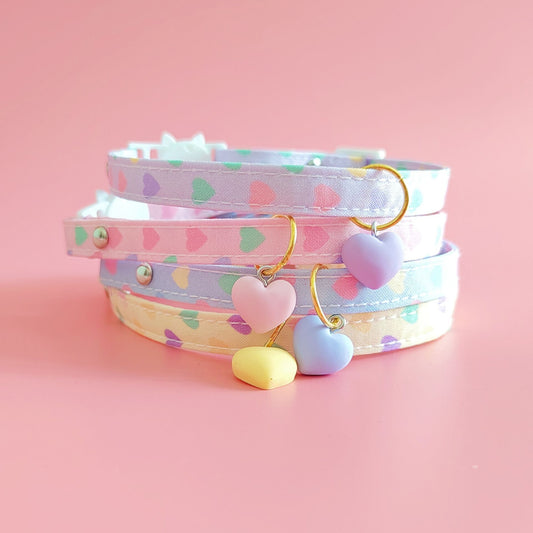 おめかし おしゃれ 猫用首輪 スター 猫 セーフティバックル チョーカー ネコ用品 ネコ 雲 ねこ 星 ハート 可愛い チャーム ペットグッズ カラー