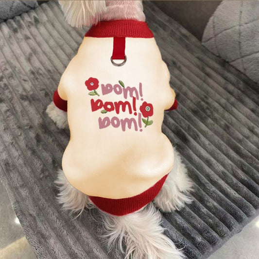 犬の服リーシュ バックル テディ ビビ クマ ポメラニアン小さな子犬猫ファルコン ペット服犬 服 犬 犬の服 犬 洋服 犬の服夏 犬洋服