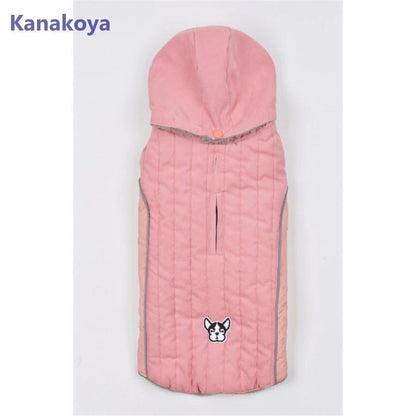 犬 服 ペットウェア 秋 冬 中綿入り フード付 裏ボア 裏起毛 保温 防寒対策 あったか ドッグウェア 小型犬 中型犬 愛犬 猫 旅行 お出掛け