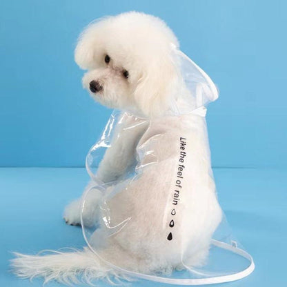 犬服 レインコート 透明 雨具 ドッグウェア フード付き ペット服 ドッグウェア レインウェア 小型犬 大型犬 中型犬 ドッグ 犬服