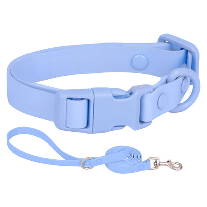 リード 速乾 セット カラフル お手入れ簡単 PVC 防カビ 犬 防水 首輪 中型犬 アウトドア 柴犬 おしゃれ 雨の日