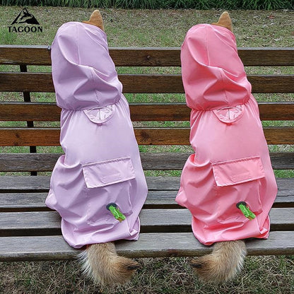 レインコート 犬用 レインカバー ペット服 かわいい オシャレ 雨の日 防水 ドッグウェア 犬服 梅雨 調整 雨 散歩 お出かけ 小型犬 中型犬 大型犬