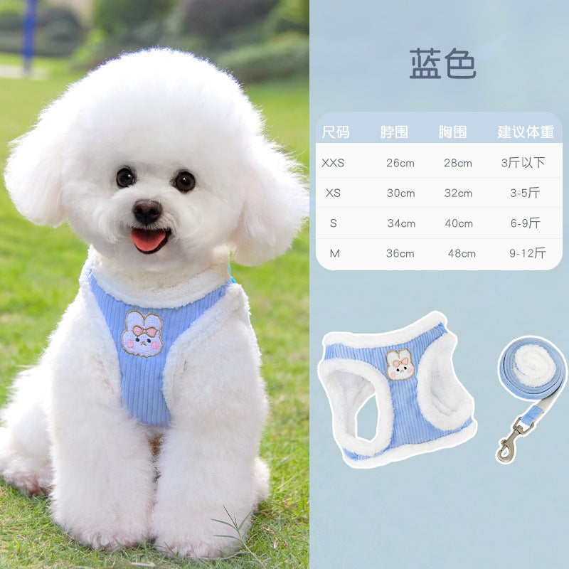 お出かけ シンプル 犬用ハーネス お散歩 犬 おしゃれ 犬用 胴輪 ハーネス 85 ネコ用ハーネス 2点セット 小型犬 軽量 ペットハーネス ペット用品 リーシュ 猫用 簡単装着 中型犬 リード ハー