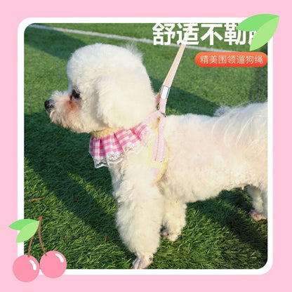 犬牽引紐子犬牽引紐小型犬胸ストラップ子犬犬かわいい散歩犬ベストチェーン通気性 メガ割ワンピースパンツトートバッグ
