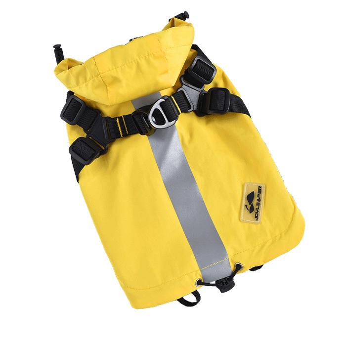 レインコート 服 ドッグウェア 一体型 ウェア 犬 フード付 ハーネス 中型犬 ペット ドッグ 猫 小型犬