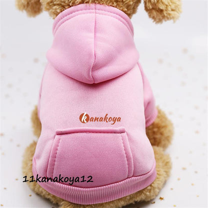 犬 服 ペット用品 犬服 ドッグウェア 裏起毛 パーカー 傷なめ防止 抜け毛 ポケット付き 秋冬 トレーナー 小型犬 中型犬