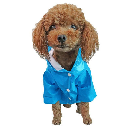 犬 レインコート レインウェア 小型犬 中型犬 子犬 ドッグウェア 夜間反射 雨具 人気沸騰 カッパ 犬服 フード付き 透明 雨の日 防水 梅雨対策 リング付き