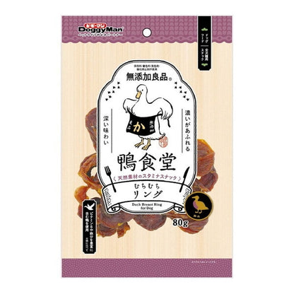 <a href="https://www.qoo10.jp/gmkt.inc/Search/brand.aspx?brandno=25753" target="_blank" class="title_brand" id="btn_brand" title="ドギーマン">ドギーマン</a>鴨食堂 むちむちリング 80g