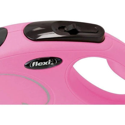 フレキシ (flexi) ニュークラシック テープ S(15kg未満) 5m ピンク 犬用リード