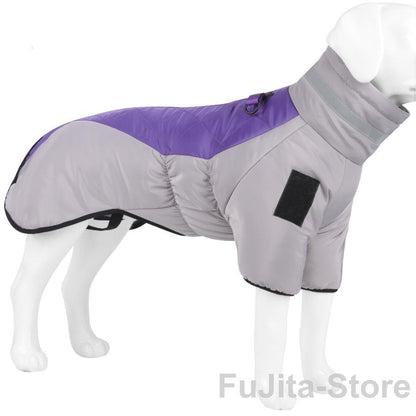 ペット服 犬服 ドッグウェア ダウンジャケット 大型犬防寒 秋冬 ワンちゃん服 大型犬 保温 防水 犬のコート 中綿ジャケット 裏起毛 二つ足 冬 暖かい服 愛犬用