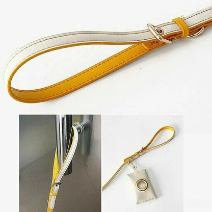 今年の新品 上品カラーで高見え 防水 ハーネス＆リード ハーネスリード ハーネスリードセット 胴輪 ハーネス リード 犬 イヌ ドッグ dog 小型犬 犬用 ペット用 犬具 胴輪 散歩 出かけ 簡単上
