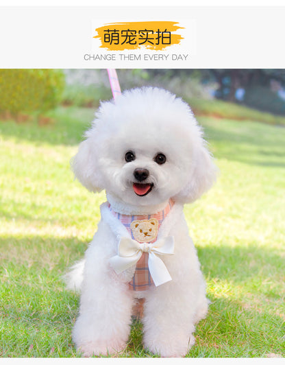 リード リーシュ ペット用品 ハーネスリードセット 犬用 ネコ用ハーネス 2点セット おしゃれ ハーネス お出かけ 猫用 犬 小型犬 中型犬 シンプル お散歩 簡単装着 胴輪 69 軽量 犬用ハーネス