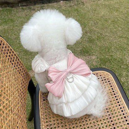 春夏新作 薄手のチョッキ ペット ペットの服 ペット用品 チュールスカートテディベア 愛犬 犬服 犬の服