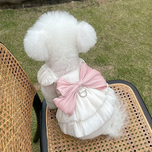 春夏新作 薄手のチョッキ ペット ペットの服 ペット用品 チュールスカートテディベア 愛犬 犬服 犬の服