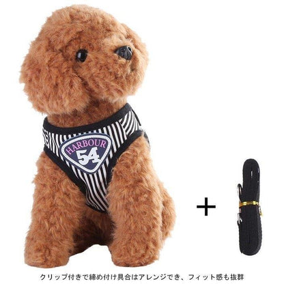 犬服リードハーネス２点セットペット用星柄ドッグウェアペットペットグッズ犬用品ドッグウェアシャツ