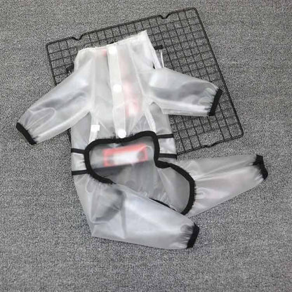 犬 レインコート 雨具 レインウェア ドッグウェア 犬服 フード付き 反射テープ付き ペット服 レインポンチョ 中型犬 大型犬 小型犬 犬屋 帽子付き