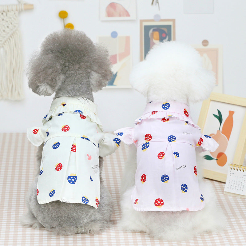 猫 犬 洋服 犬服 ペット服 大中小型犬 ペット用品 犬/猫用 犬の服 ペットウエア 小型犬 中型犬 通気 可愛い ドッグウェア トレーナー 犬 服 ワンピース サロペット ビションフリーゼ 犬猫服