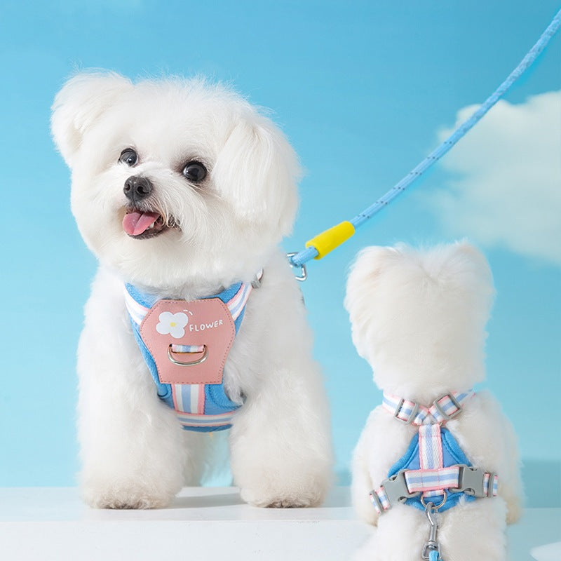 犬 リード ハーネス 紐 散歩紐 犬用デニムハーネス＆リード けん引ロープ ペット用品 s07