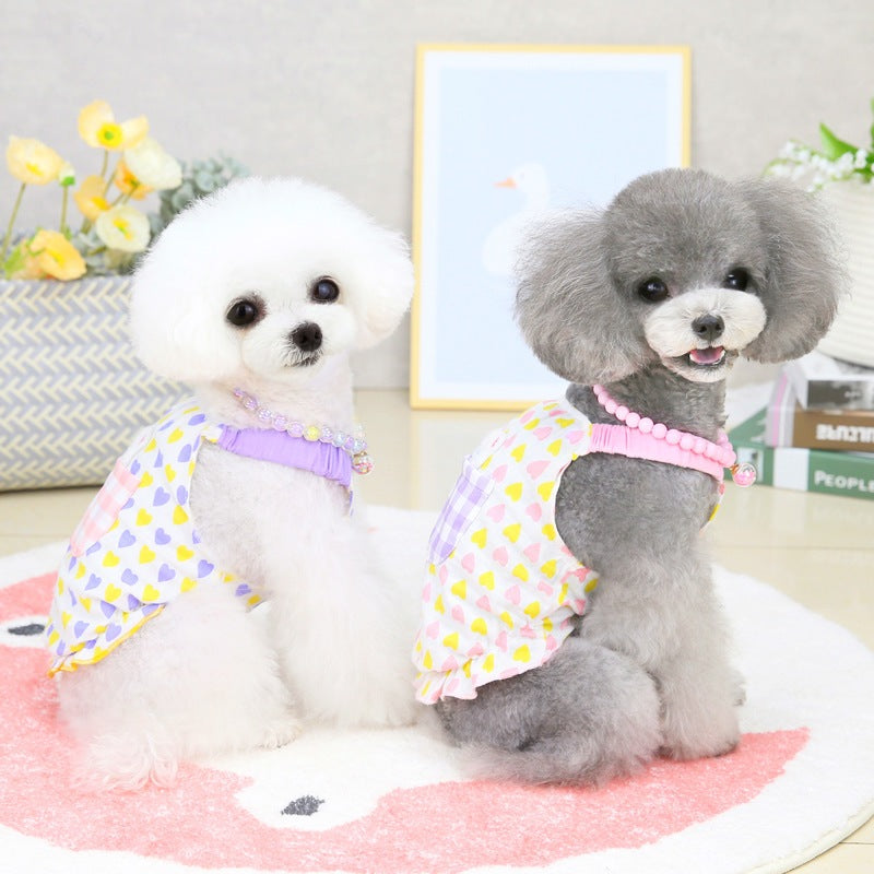猫 犬 洋服 犬服 ペット服 大中小型犬 ペット用品 犬/猫用 犬の服 ペットウエア 小型犬 中型犬 通気 可愛い ドッグウェア トレーナー 犬 服 ワンピース サロペット ビションフリーゼ 犬猫服