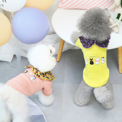 猫 犬 洋服 犬服 ペット服 大中小型犬 ペット用品 犬/猫用 犬の服 ペットウエア 小型犬 中型犬 通気 可愛い ドッグウェア トレーナー 犬 服 ワンピース サロペット ビションフリーゼ 犬猫服