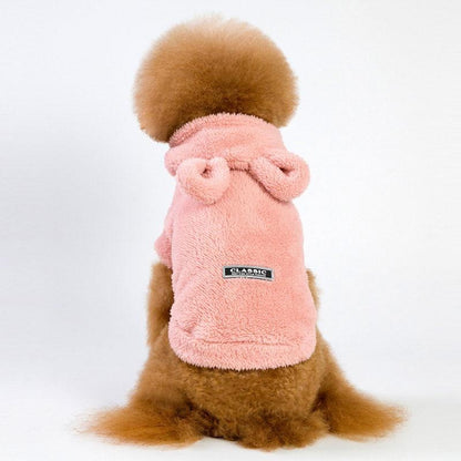 大人の魅力 犬服 ペットウェア 犬の服 厚手 パーカー ペット服 ドッグウェア ペット用品 可愛い 暖かい 秋冬春 裏ボア 防寒 モコモコ ふわふわ 散歩
